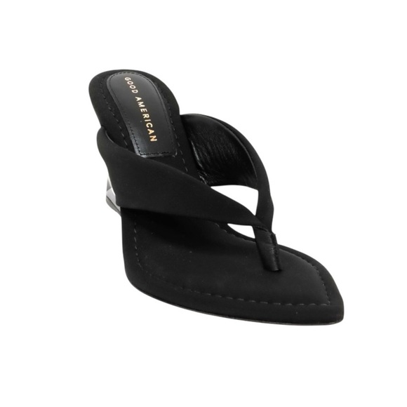 NIB Good American Cinder-f*Cking-rella Thong Sandals - Size 11 - Picture 5 of 11